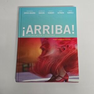 Arriba Comunicacion y Cultura Textbook Spanish 3rd Canadian Ed Hardcover Pearson